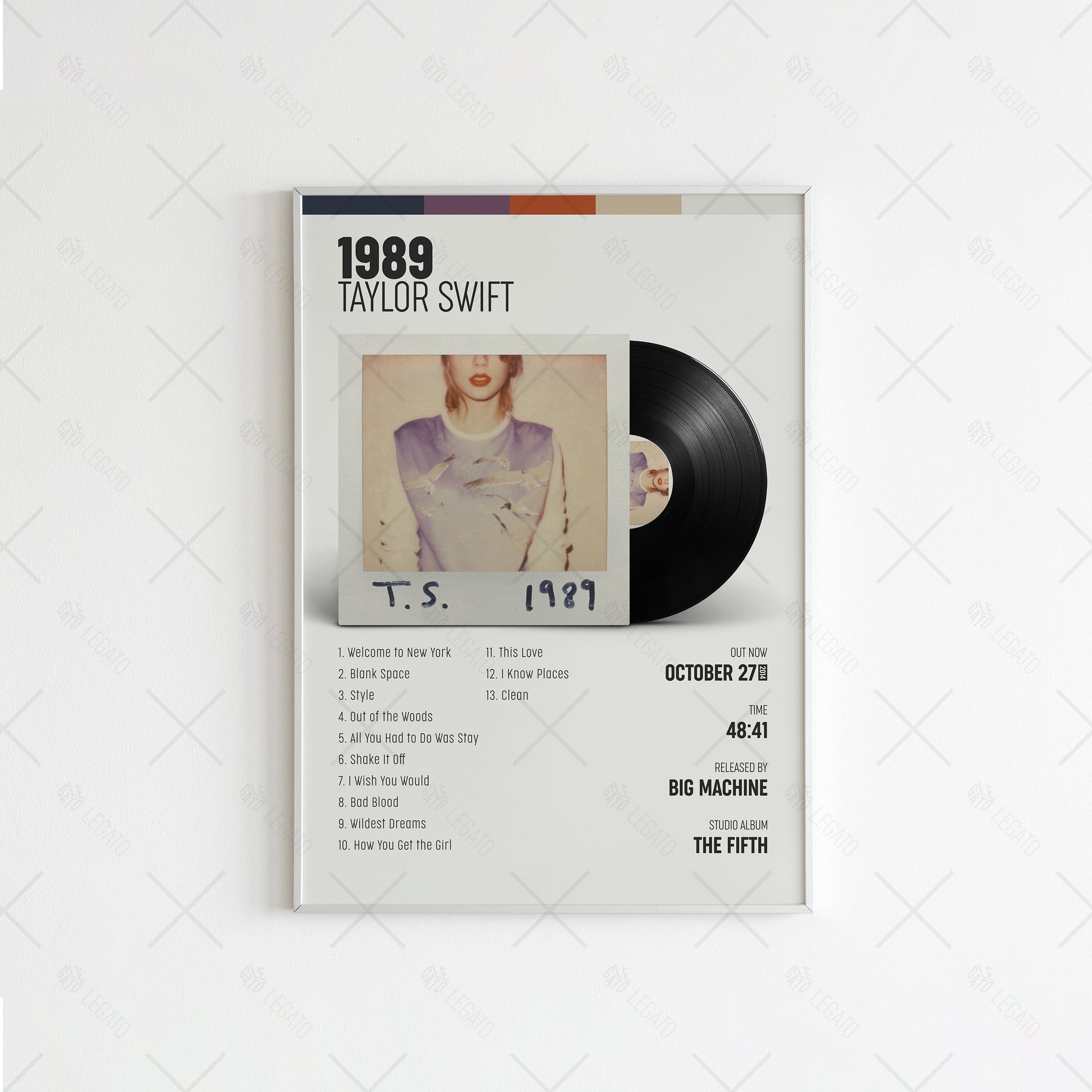 1989 Poster, Taylor Swift Poster, Album Cover Poster, Home Poster Decor, Music Decor, Wall Decor,Music Gift,Dijital Poster,1989 Taylor Swift