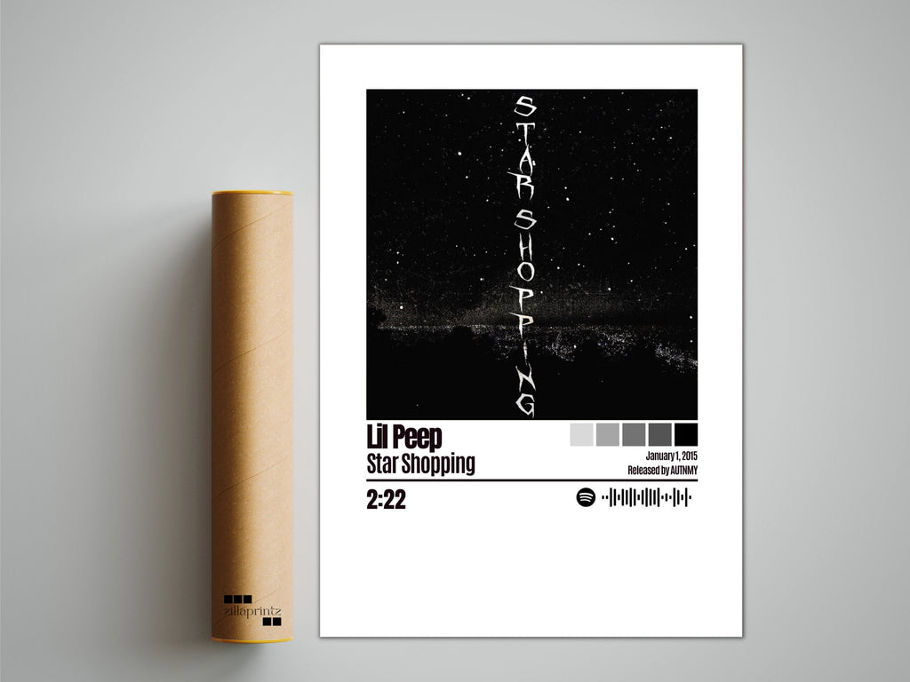 Lil Peep Poster, Star Shopping Poster, Album Cover Poster, Custom Poster
