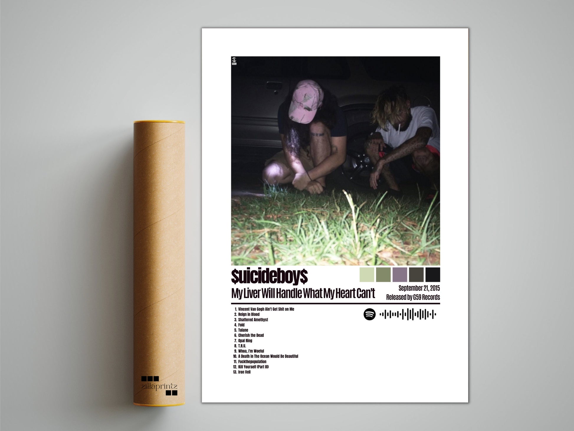 Suicideboys Poster, My Liver Will Handle What My Heart Can'T Poster, Album Cover Poster, Custom Poster