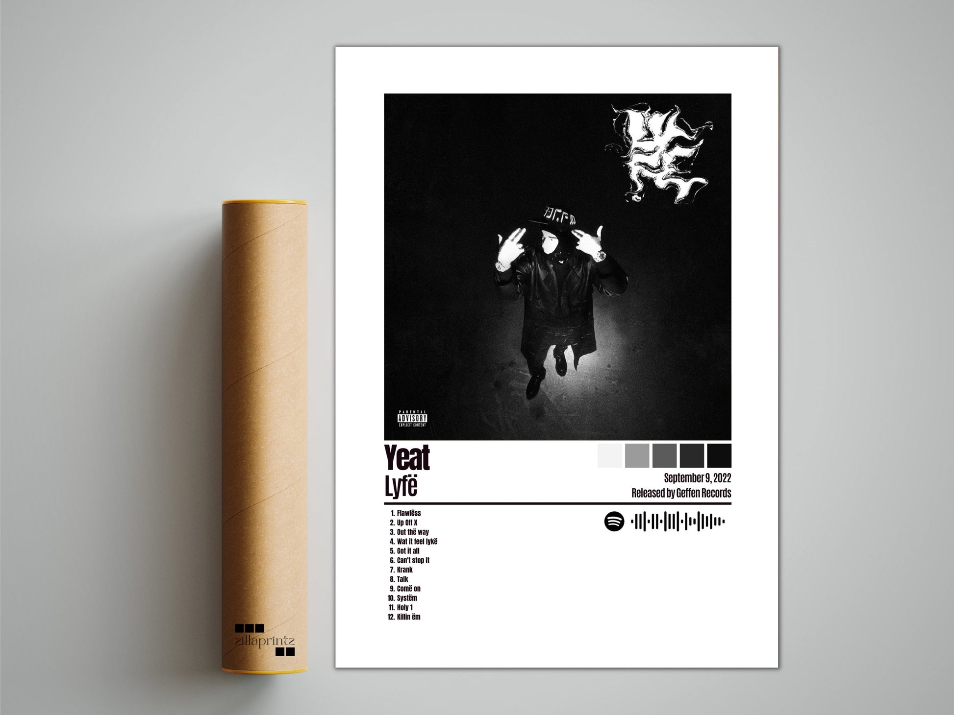 Yeat Poster, Lyfe Poster, Album Cover Poster, Custom Poster