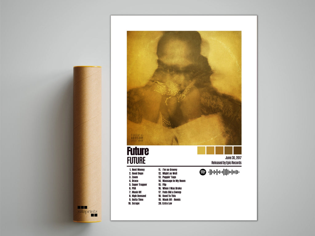 Future Poster, Future Album Poster, Album Cover Poster, Custom Poster