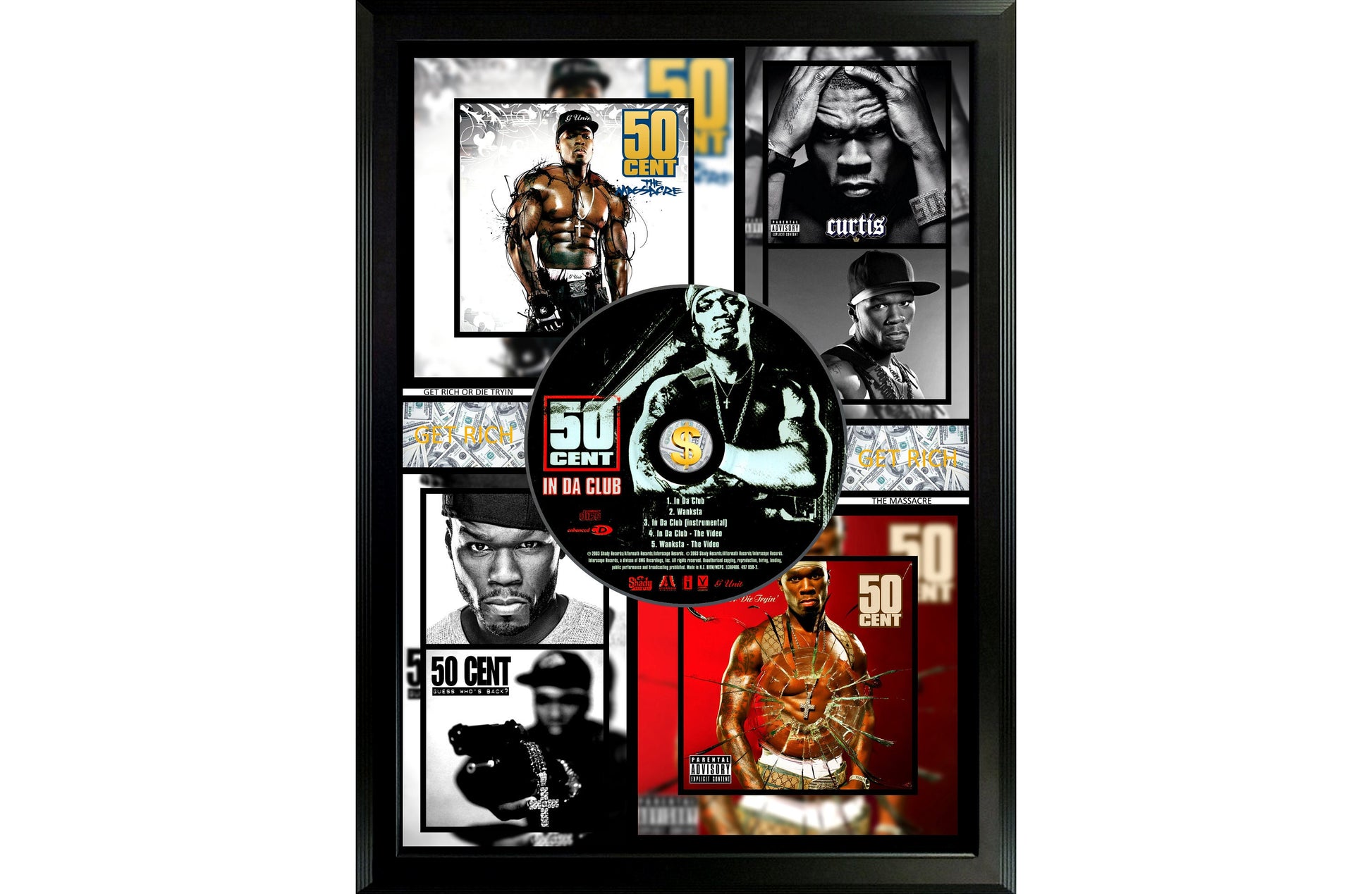 50 Cent Get Rich Or Die Tryin' The Massacre Guess Who'S Back? Curtis